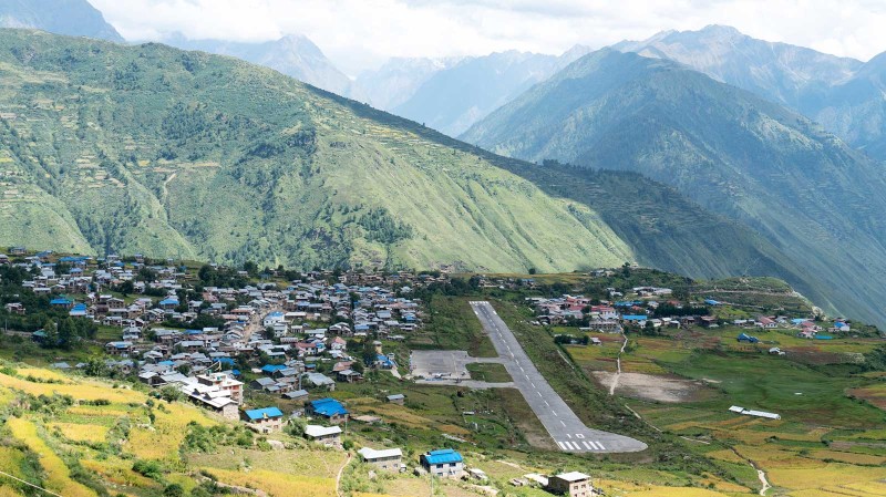 कर्णालीका हिमाली जिल्लामा हवाई सेवा अवरुद्ध